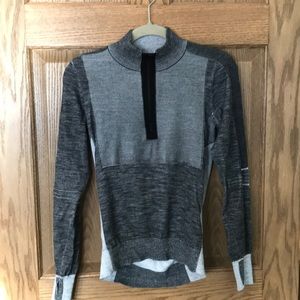 half zip running wear
